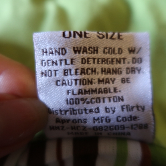 Flirty Apron Green Brown - Picture 7 of 8